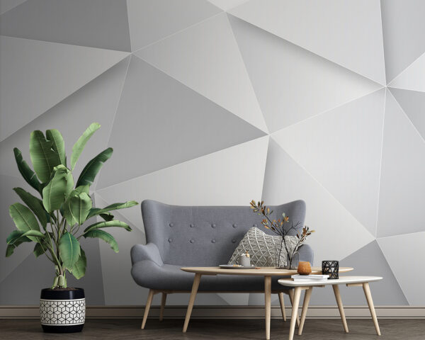 Oggetto rettangolare bianco con ombra Carta da parati Oggetto rettangolare bianco con ombra