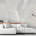 Carta da parati Linee astratte e forme geometriche