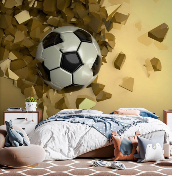 Pallone da calcio bianco e nero Carta da parati Pallone da calcio bianco e nero