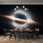 Carta da parati Fenomeno cosmico vorticoso nello spazio