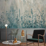 Carta da parati Pittura di piante e fiori