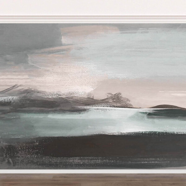 Pittura di uno specchio d'acqua Carta da parati Pittura di uno specchio d'acqua