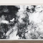 Carta da parati Pittura in bianco e nero