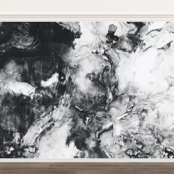 Pittura in bianco e nero Carta da parati Pittura in bianco e nero