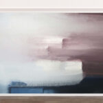 Carta da parati Pittura di un paesaggio