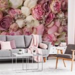 Carta da parati Wall murals Delicate petals in perfect harmony