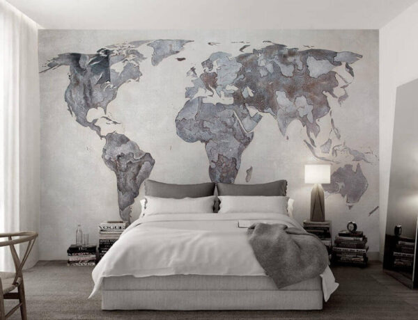 Mappa del mondo Carta da parati Mappa del mondo