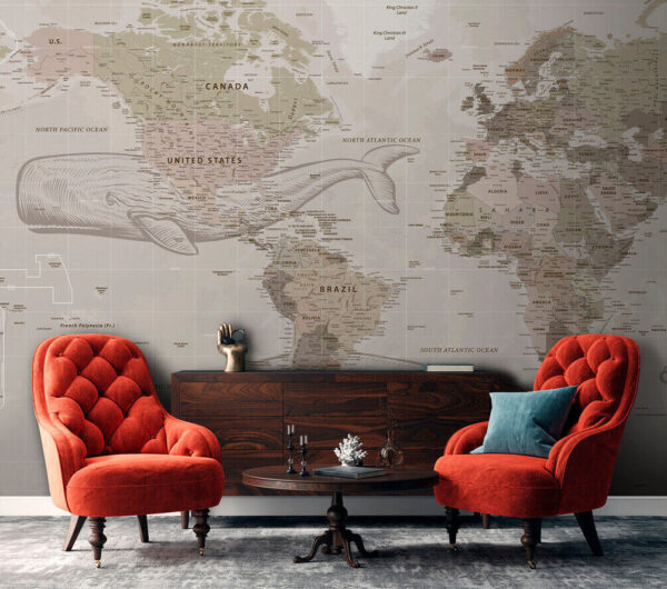 Mappa degli Stati Uniti Carta da parati Mappa degli Stati Uniti