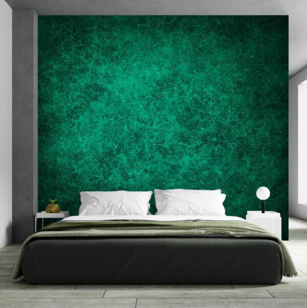 Sfondo verde con molte piccole crepe Carta da parati Sfondo verde con molte piccole crepe