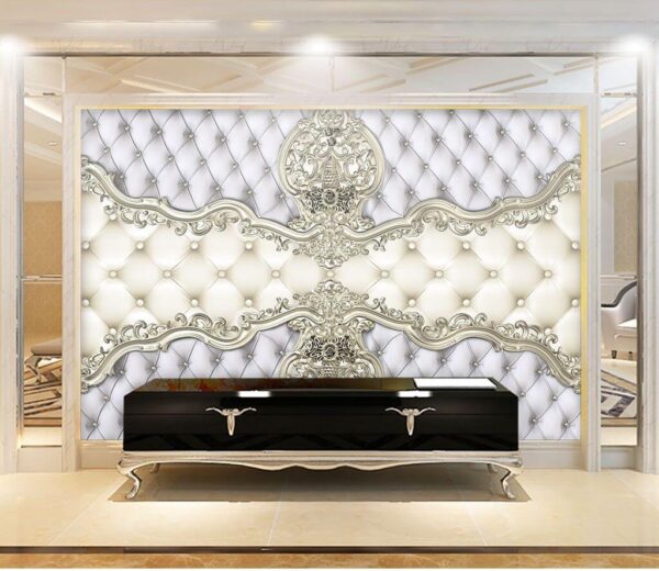 Design ornato con texture eleganti Carta da parati Design ornato con texture eleganti