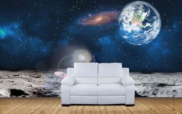 Galassia nello spazio con stelle Carta da parati Galassia nello spazio con stelle