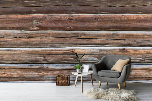 Legno invecchiato con texture ricche Carta da parati Legno invecchiato con texture ricche