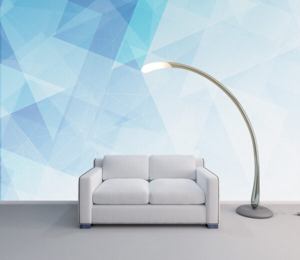 Sfondo blu e bianco Carta da parati Sfondo blu e bianco