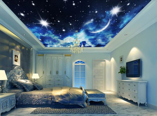 Luce brillante nel cielo Carta da parati Luce brillante nel cielo