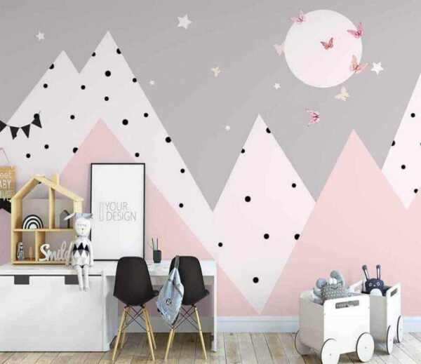 Carta da parati Gruppo di farfalle che volano in cerchio