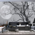 Carta da parati La luna nel cielo