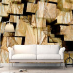 Carta da parati Gruppo di cubi di colori diversi