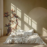 Carta da parati Uccello su un albero