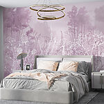 Carta da parati Disegno di una foresta