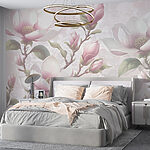 Carta da parati Eleganti magnolie in fiore