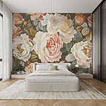 Carta da parati Eterna fioritura di una bellezza senza tempo