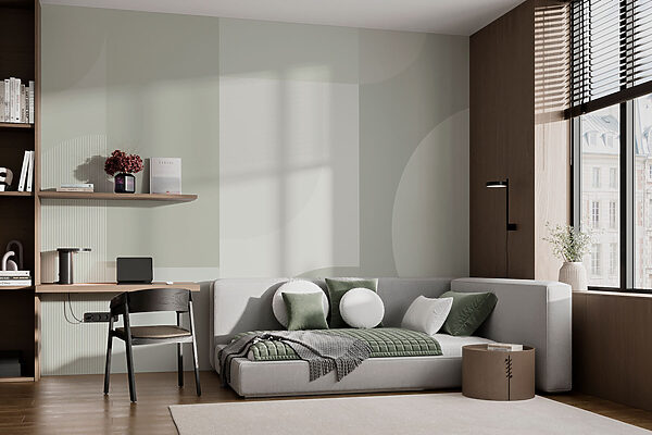 Carta da parati Carta da parati Sole e motivi: Armonia artistica (COD: w01500)