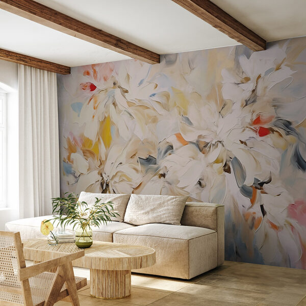 Pittura di fiori Carta da parati Pittura di fiori