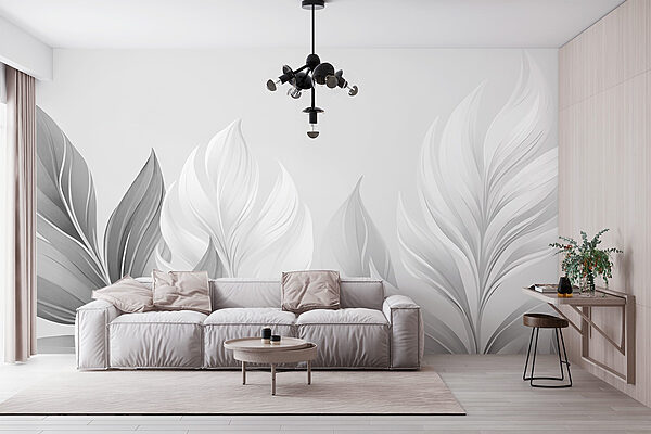 Curve delicate della bellezza della natura’ Carta da parati Curve delicate della bellezza della natura’