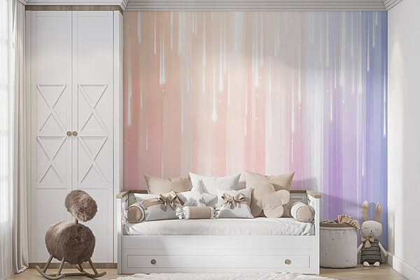 Immagine sfocata di un arcobaleno di luce Carta da parati Immagine sfocata di un arcobaleno di luce