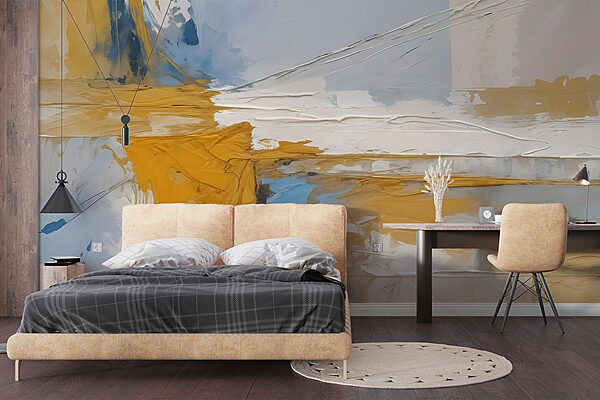 Pittura di un quadro colorato Carta da parati Pittura di un quadro colorato