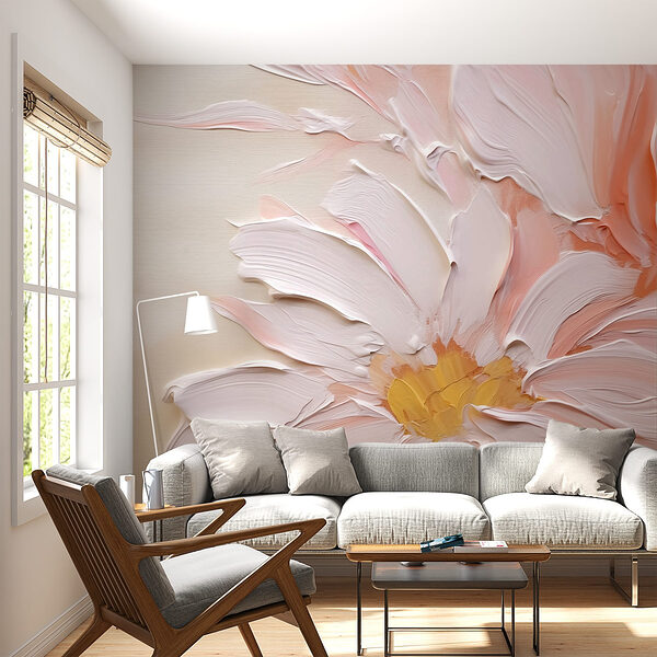 Pittura di un fiore Carta da parati Pittura di un fiore