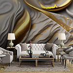 Carta da parati Texture fluide dal design elegante
