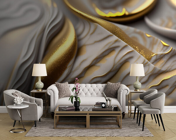 Texture fluide dal design elegante Carta da parati Texture fluide dal design elegante