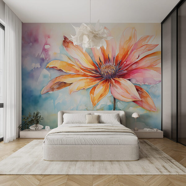 Pittura di un fiore Carta da parati Pittura di un fiore