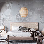 Carta da parati Mappa del mondo