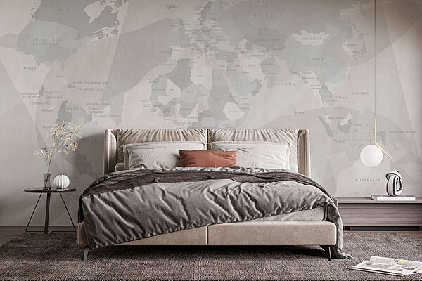 Mappa del mondo Carta da parati Mappa del mondo