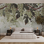 Carta da parati Grappolo d'uva su una vite