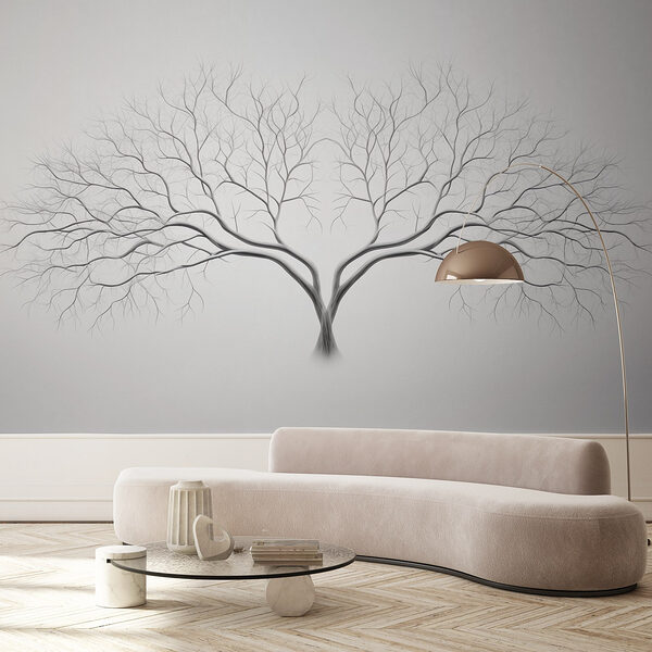 Albero senza foglie Carta da parati Albero senza foglie