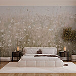 Carta da parati Campo di fiori