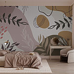 Carta da parati Wall murals Natural patterns in soft colors