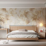 Carta da parati Wall murals Delicate blooms in soft hues