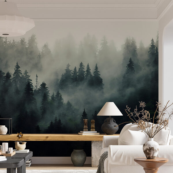 Albero con molte foglie Carta da parati murale Albero con molte foglie