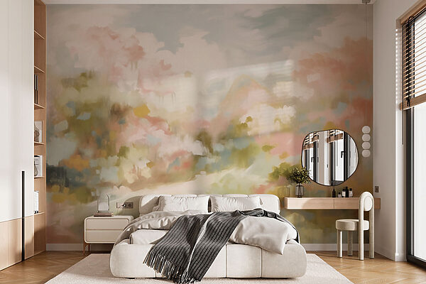 Pittura di un paesaggio Carta da parati Pittura di un paesaggio