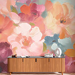 Carta da parati Pittura di fiori