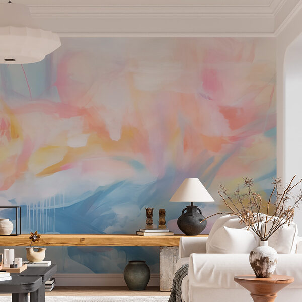 Pittura di un cielo colorato Carta da parati Pittura di un cielo colorato