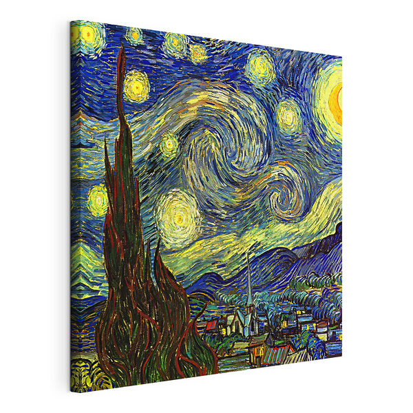Stampa su tela Dipinto raffigurante una notte stellata (COD: s15213) Stampa su tela Stampa su tela Dipinto raffigurante una notte stellata (COD: s15213)