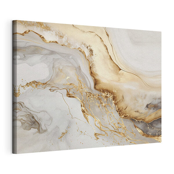 Stampa su tela Elegante marmo dalle venature sinuose con riflessi fluidi (COD: s34129) Stampa su tela Stampa su tela Elegante marmo dalle venature sinuose con riflessi fluidi (COD: s34129)