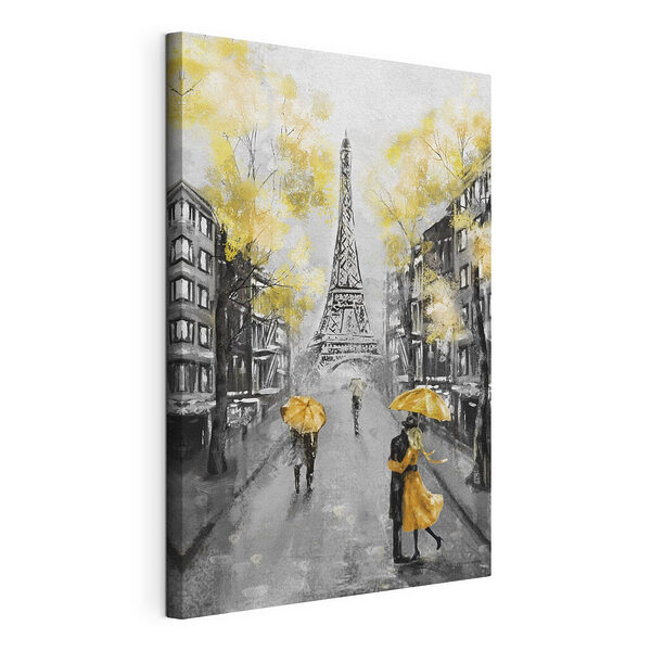 Stampa su tela Le strade di Parigi sotto gli ombrelli gialli (COD: s34592) Stampa su tela Stampa su tela Le strade di Parigi sotto gli ombrelli gialli (COD: s34592)