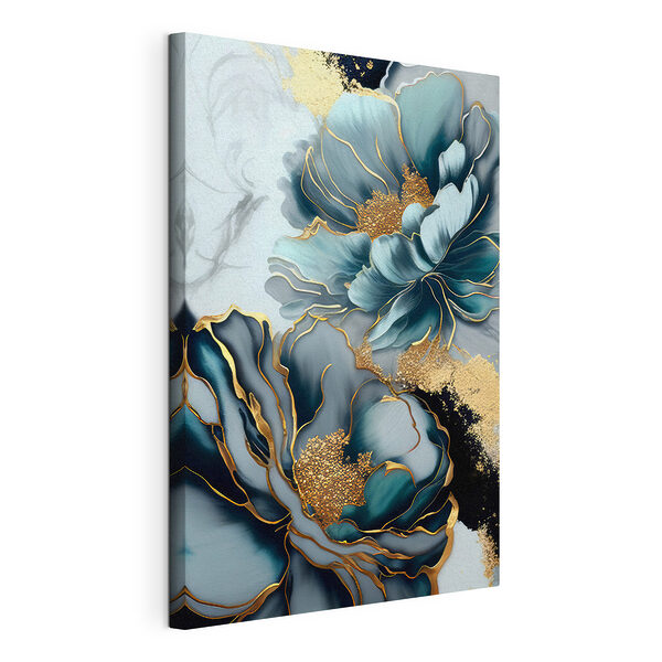 Stampa su tela Fiori eleganti dai colori rilassanti