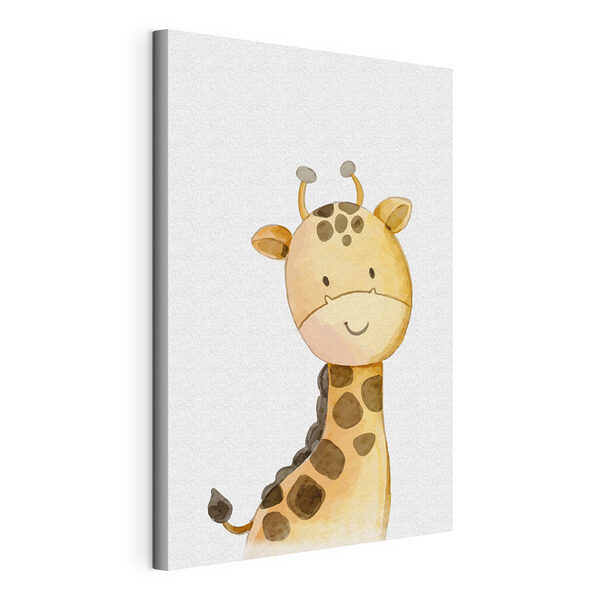 Stampa su tela Testa di giraffa da cartone animato (COD: s37920) Stampa su tela Stampa su tela Testa di giraffa da cartone animato (COD: s37920)